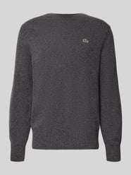 Regular fit gebreide pullover van pure wol van Lacoste - 20