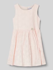 Kleid mit floraler Applikation von Happy Girls Pink - 31