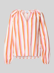 Regular Fit Bluse mit Raffungen von Emily Van den Bergh - 46