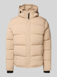 Regular Fit Steppjacke mit abnehmbarer Kapuze Modell 'JOBIAS' von Pepe Jeans Beige - 11