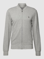 Sweatjacke mit Logo-Stitching von Polo Ralph Lauren Grau / Schwarz - 29