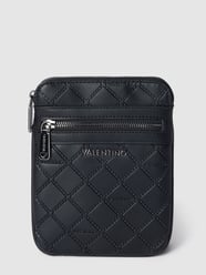 Schoudertas met labeldetails, model 'Gyoza' van VALENTINO BAGS Grijs / zwart - 6