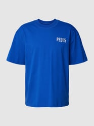 T-Shirt mit Logo-Print von PEQUS Blau - 44