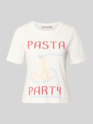 T-shirt met motiefprint en ronde hals van Christian Berg Woman Selection - 6
