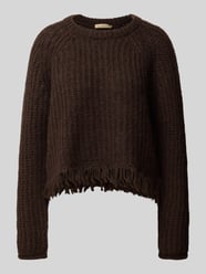 Regular Fit Strickpullover aus Woll-Mix mit Fransen von Smith and Soul - 40