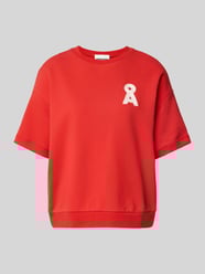 Bluza o kroju oversized z prążkowanymi wykończeniami model ‘BAMIKAA’ od Armedangels - 7