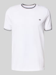T-shirt met ribboorden van Christian Berg Men - 40