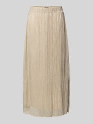 Midi-Plissee-Rock mit Effektgarn von s.Oliver BLACK LABEL Gold - 1