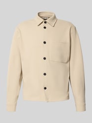 Relaxed Fit Freizeithemd mit leichtem Strukturmuster Modell 'NEW KODYL' von Only & Sons Beige - 43
