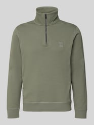 Regular Fit Troyer aus reiner Baumwolle Modell 'TERRY' von BOSS Orange - 43