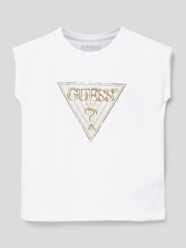 T-shirt met pailletten van Guess Wit - 48