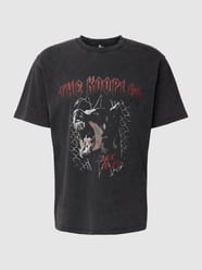 T-Shirt mit Motiv-Print von THE KOOPLES Schwarz - 19