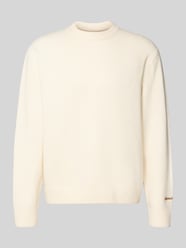 Sweter z dzianiny z wyhaftowanym logo model ‘NORREBRO’ od JACK & JONES - 19
