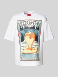 T-Shirt mit Motiv- und Label-Print Modell 'Dicobri' von HUGO - 9