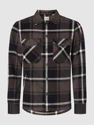 Hemdjacke aus Flanell Modell 'Jay'  von Jack & Jones Grau - 24