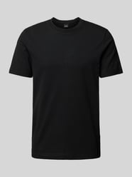T-Shirt in unifarbenem Design Modell 'TIBURT' von BOSS - 39