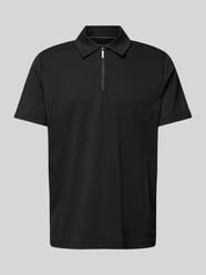 Poloshirt mit Seitenschlitzen Modell 'INTERLOCK' von Michael Kors Schwarz - 19