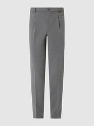 Wide Fit Bundfaltenhose mit Stretch-Anteil Modell 'Bill' von Jack & Jones Grau - 41