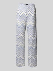 Wide Leg Strickhose aus Strick-Jersey von s.Oliver BLACK LABEL - 14