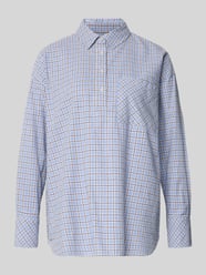 Regular fit blouse in all-over look met borstzak van Emily Van den Bergh - 19