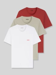 regular fit T-shirts van puur katoen in set van 3 van HUGO - 31