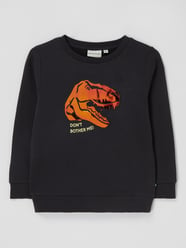 Sweatshirt van katoen  van Tom Tailor Grijs / zwart - 40