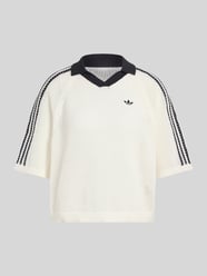 Koszulka polo o kroju loose fit w dzianinowym wyglądzie od adidas Originals - 23