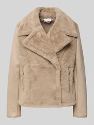 Jack van imitatiebont van comma Beige - 39