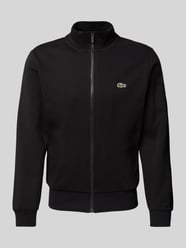 Sweatjacke mit Label-Badge von Lacoste Schwarz - 6