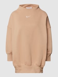 Bluza z wyhaftowanym logo od Nike Brązowy - 16