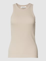 Tanktop in Ripp-Optik Modell 'KANITAA' von Armedangels Beige - 22