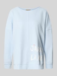 Oversized Sweatshirt mit Statement-Print und Rollsaum von Smith and Soul - 1