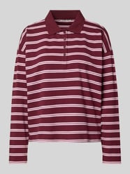 Regular Fit Poloshirt aus Baumwoll-Mix von Tom Tailor Denim Bordeaux - 15