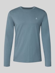 Shaped Fit Langarmshirt aus reiner Baumwolle von Marc O'Polo - 45