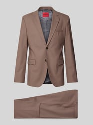 Garnitur o kroju super slim fit z mieszanki wełny model 'Hesten' od HUGO - 32