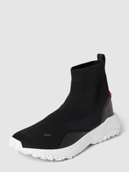 Sock-Sneaker mit Label-Details von HUGO Schwarz - 3