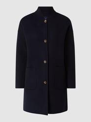 Wollmantel mit Kaschmir-Anteil  von Gant Blau / Türkis - 8