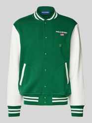 Collegejack met labelstitching van Polo Sport - 1