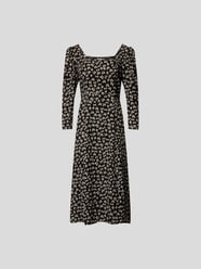 Midikleid mit Allover-Muster von Diane von Furstenberg Schwarz - 22