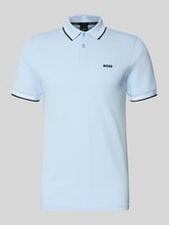 Koszulka polo z czystej bawełny, krój slim fit, model 'PAUL' od BOSS Green - 11