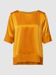 Blusenshirt aus Seide mit Rundhalsausschnitt von (The Mercer) N.Y. Rot - 37