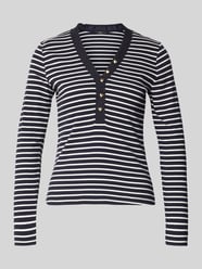 Regular fit shirt met lange mouwen met ruches van zero - 9