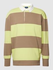 Poloshirt im langärmeligen Design Modell 'RUGGER' von Gant Grün - 19
