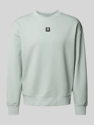 Sweatshirt mit Label-Badge Modell 'Dettil' von HUGO Grün - 37