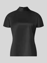 T-Shirt aus Viskose-Mix mit Stehkragen von Stefanel - 23