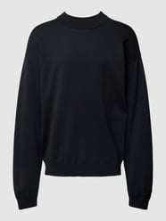 Sweter z dzianiny z obniżonymi ramionami model ‘San Matia’ od HUGO Czarny - 41
