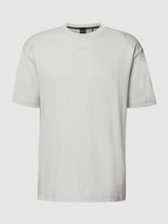 T-Shirt mit Label-Prägung Modell 'Talboa' von BOSS Green Grau - 23