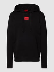 Hoodie mit Label-Patch Modell 'Daratschi' von HUGO Schwarz - 12