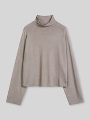Rollkragenpullover mit Mock Neck von Marc O'Polo Beige - 35