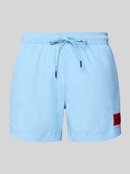 Badeshorts mit Label Patch Modell 'DOMINICA' von HUGO - 17